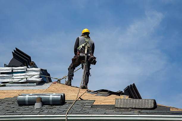 Professional Roof Installation technician working in Red Oak, VA